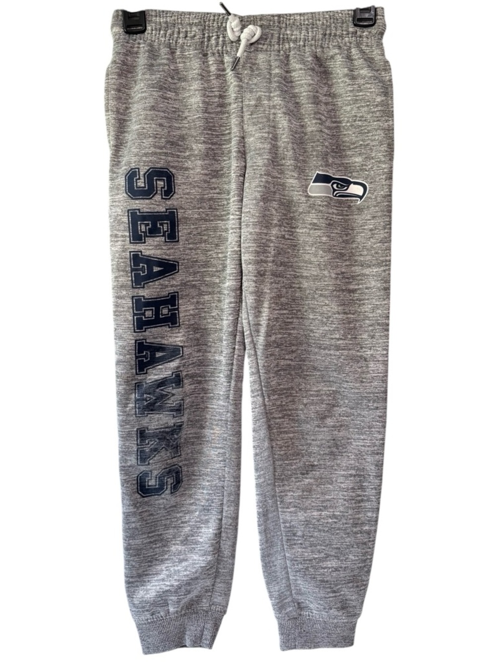NFL Seahawks Kids Fleece Lined Sweatpants Grey Size 10-12